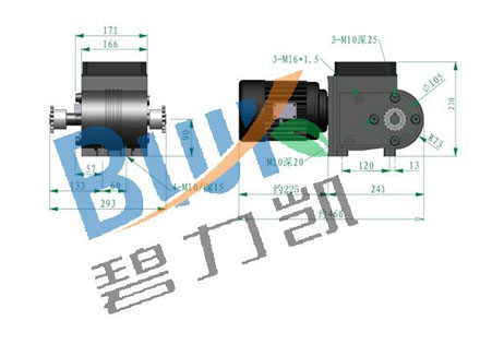 碧力凯铝合金减速电机WJNA40 照片